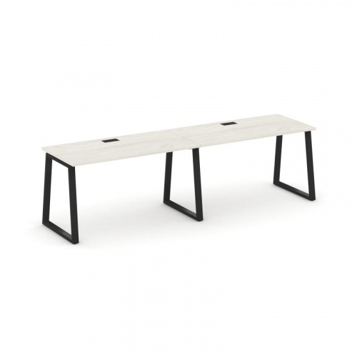 Style Project Рабочая станция 1 сторон. SN-6T1.ORS-004 Акация Лорка/Металл Антрацит/Заглушка Пластик фото 5