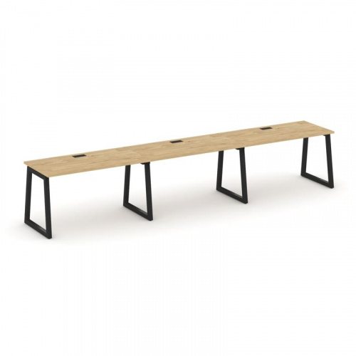 Style Project Рабочая станция 1 сторон. SN-5T1.ORS-032 Акация Лорка/Металл Антрацит/Заглушка Пластик