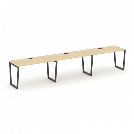 Style Project Рабочая станция 1 сторон. SN-4T2.ORS-032 Акация Лорка/Металл Антрацит/Заглушка Пластик