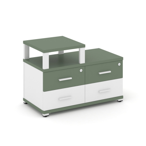 Тумба приставная с 4 ящиками Concept CN.TSP-002 W