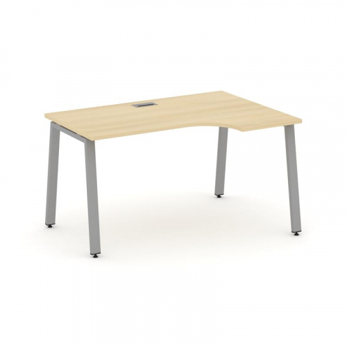 Style Project Стол рабочий эргоном. SN-6A.SPA-021(R) Белый/Металл Антрацит 1380*800/980*750 фото 3 Style Project Стол рабочий эргоном. SN-6A.SPA-021(R) Белый/Металл Антрацит 1380*800/980*750 фото 3