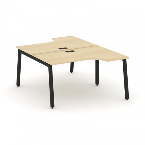 Style Project Рабочая станция эргоном. SN-5A.DRPA-011 Акация Лорка/Металл Белый 1380*1432/1992*750 фото 12