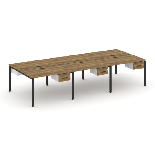 Бенч-система на 6 мест с подвесными тумбами Concept CN.DRS-150 фото 7