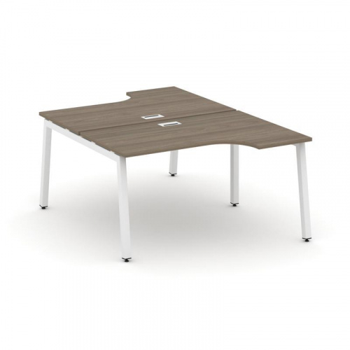 Style Project Рабочая станция эргоном. SN-5A.DRPA-011 Акация Лорка/Металл Белый 1380*1432/1992*750 фото 22