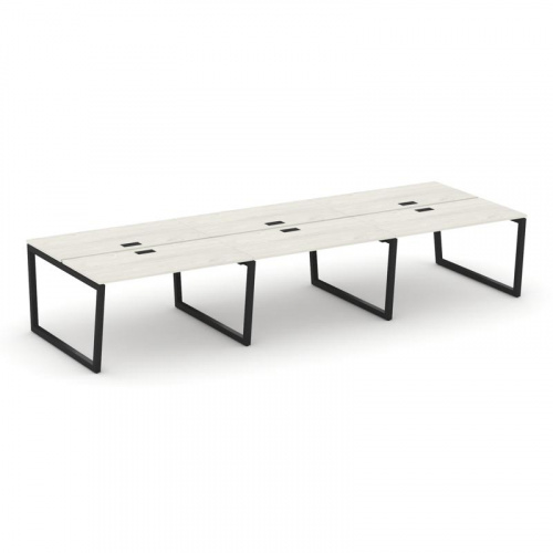 Style Project Рабочая станция 2-х сторон. SN-5T2.DRS-083 Акация Лорка/Металл Антрацит/Заглушка Пласт фото 9