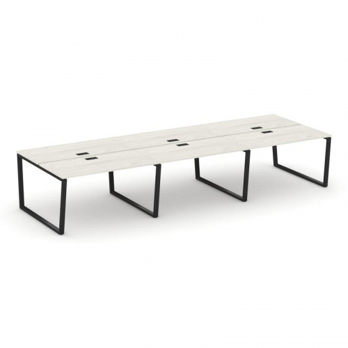 Style Project Рабочая станция 2-х сторон. SN-6T2.DRS-074 Акация Лорка/Металл Антрацит/Заглушка Пласт фото 7