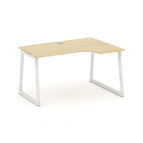 Style Project Стол рабочий эргоном. SN-4T1.SPA-021(R) Акация Лорка/Металл Антрацит/Заглушка Пластик фото 27