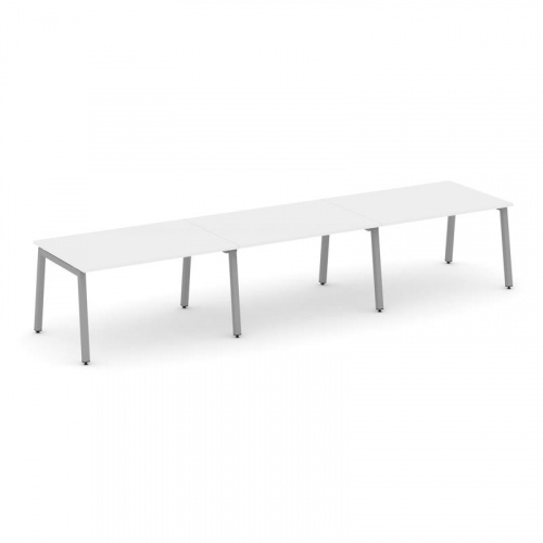 Style Project Стол переговорный SN-5A.SPRG-023.3 Дуб Наварра/Металл Белый 4410*980*750 фото 12