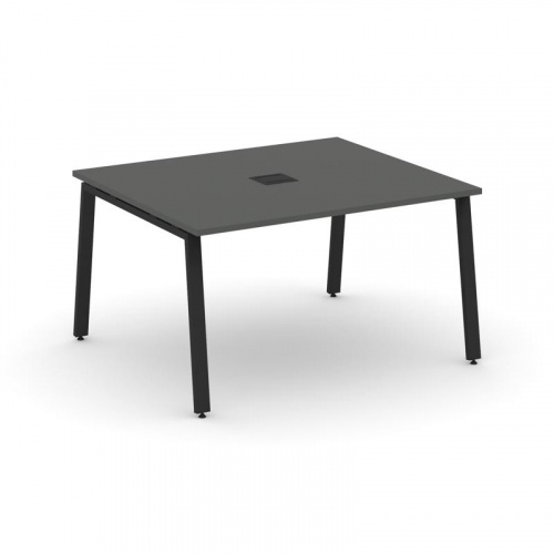 Style Project Стол переговорный SN-6A.SPRG-032 Дуб Наварра/Металл Антрацит 1180*1180*750 фото 4