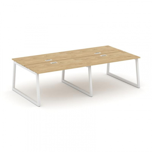 Style Project Рабочая станция 2-х сторон. SN-5T1.DRS-053 Акация Лорка/Металл Антрацит/Заглушка Пласт фото 3