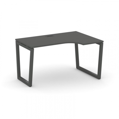 Style Project Стол рабочий эргоном. SN-5T2.SPA-012(R) Акация Лорка/Металл Антрацит/Заглушка Пластик фото 27