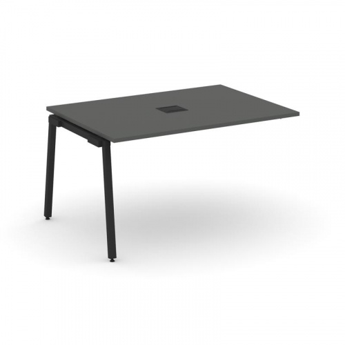 Style Project Проходной наб. элем. перег. стола SN-4A.NSPRG-001 Дуб Наварра/Металл Белый 980*980*750 фото 13