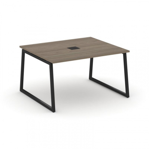 Style Project Стол переговорный SN-4T1.SPRG-033 Акация Лорка/Металл Антрацит/Заглушка Металл Антраци фото 4