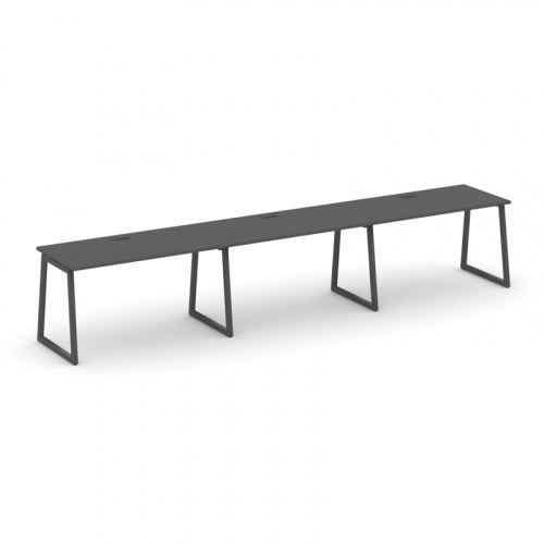 Style Project Рабочая станция 1 сторон. SN-4T1.ORS-031 Акация Лорка/Металл Антрацит/Заглушка Пластик фото 14