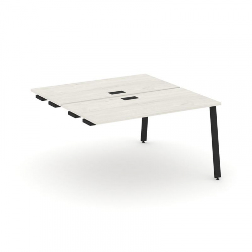 Style Project Стол-приставка к опор. элем. SN-6A.DPRS-003 Дуб Наварра/Металл Белый 1380*1232*750 фото 10