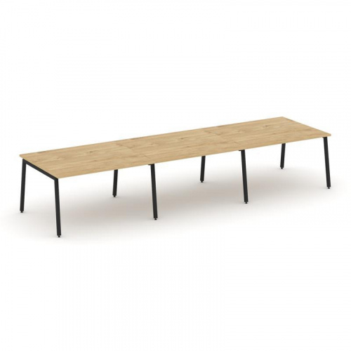 Style Project Стол переговорный SN-4A.SPRG-054.3 Вяз Благородный/Металл Белый 4740*1180*750 фото 14