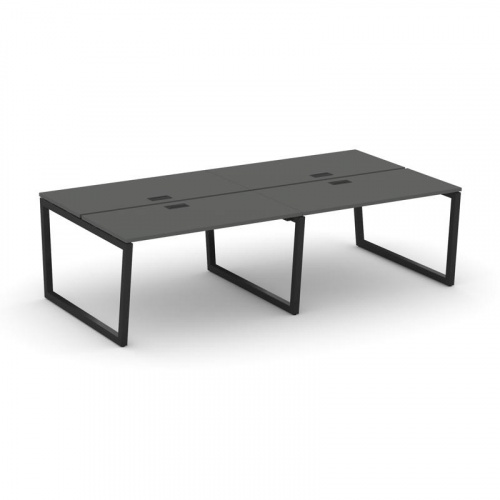 Style Project Рабочая станция 2-х сторон. SN-5T2.DRS-033 Акация Лорка/Металл Антрацит/Заглушка Пласт фото 4