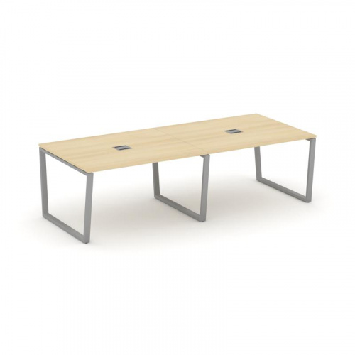 Style Project Стол переговорный SN-6T2.SPRG-043 Акация Лорка/Металл Антрацит/Заглушка Металл Антраци фото 20