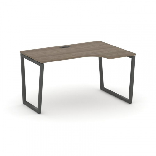 Style Project Стол рабочий эргоном. SN-4T2.SPA-021(R) Акация Лорка/Металл Антрацит/Заглушка Пластик фото 25