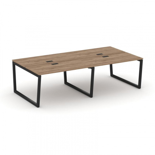 Style Project Рабочая станция 2-х сторон. SN-5T2.DRS-033 Акация Лорка/Металл Антрацит/Заглушка Пласт фото 6