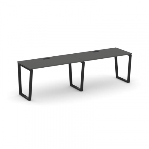 Style Project Рабочая станция 1 сторон. SN-6T2.ORS-014 Акация Лорка/Металл Антрацит/Заглушка Пластик фото 4