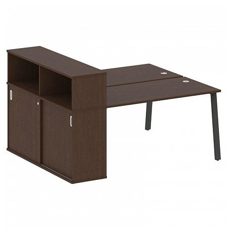 Бенч-система с шкафом-купе на А-обр. м/к Metal System БА.РС-СШК-2.3