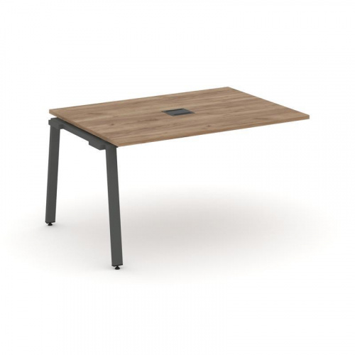 Style Project Проходной наб. элем. перег. стола SN-6A.NSPRG-001 Дуб Табак/Металл Белый 980*980*750 фото 18