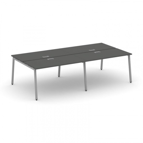 Style Project Рабочая станция 2-х сторон. SN-4A.DRS-042 Антрацит/Металл Белый 2360*1432*750 фото 14