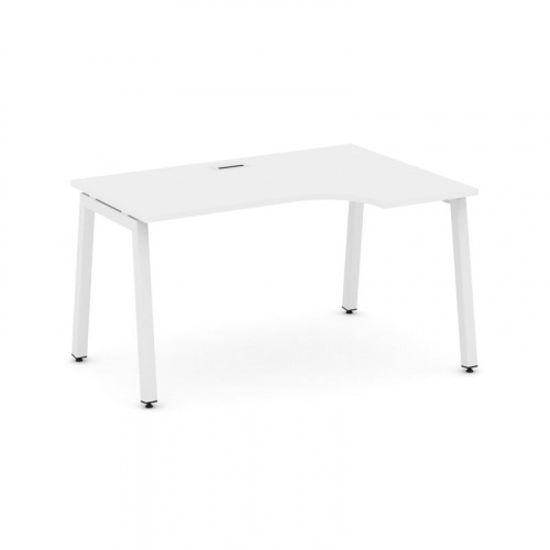 Style Project Стол рабочий эргоном. SN-5A.SPA-022(R) Дуб Наварра/Металл Антрацит 1580*800/980*750 фото 22