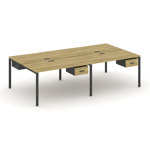 Бенч-система на 4 места с подвесными тумбами Concept CN.DRS-132 фото 4