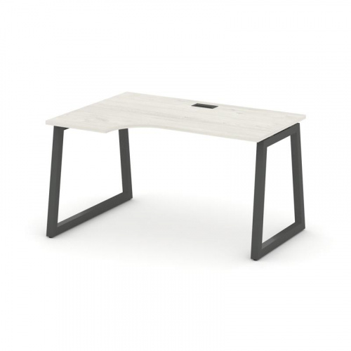 Style Project Стол рабочий эргоном. SN-5T1.SPA-012(L) Акация Лорка/Металл Антрацит/Заглушка Пластик фото 24