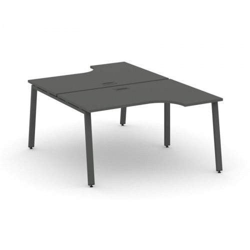 Style Project Рабочая станция эргоном. SN-6A.DRPA-022 Дуб Табак/Металл Белый 1580*1632/1992*750 фото 22