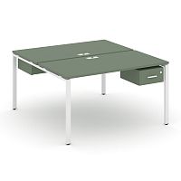 Бенч-система на 2 места с подвесными тумбами Concept CN.DRS-112