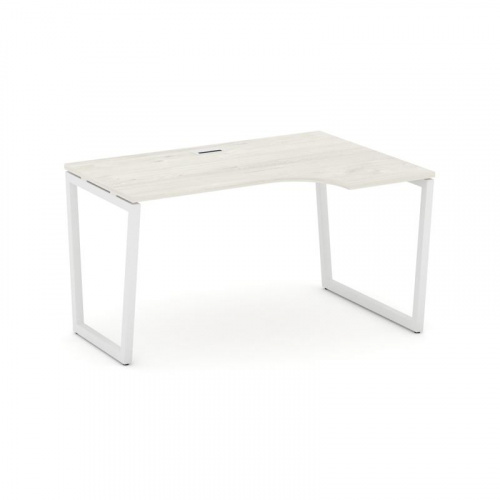 Style Project Стол рабочий эргоном. SN-4T2.SPA-021(R) Акация Лорка/Металл Антрацит/Заглушка Пластик фото 12