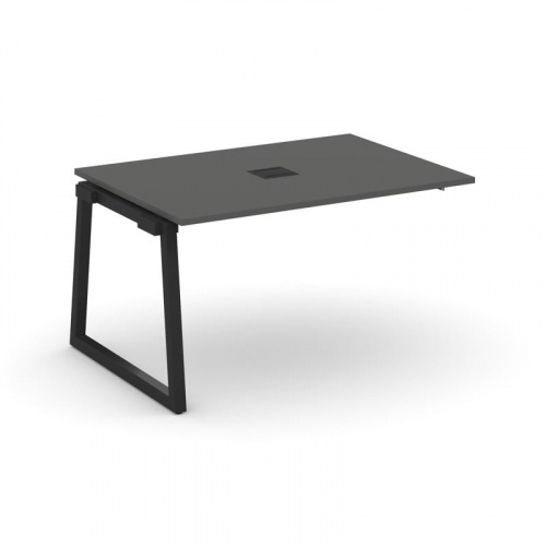 Style Project Проходной наб. элем. перег. стола SN-5T1.NSPRG-001 Акация Лорка/Металл Антрацит/Заглуш фото 6