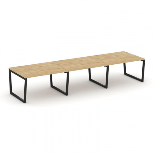 Style Project Стол переговорный SN-5T2.SPRG-054.3 Акация Лорка/Металл Антрацит 4740*1180*750