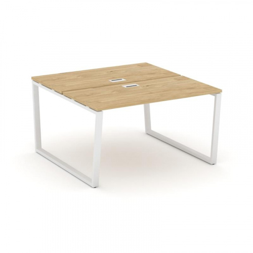 Style Project Рабочая станция 2-х сторон. SN-6T2.DRS-021 Акация Лорка/Металл Антрацит/Заглушка Пласт фото 3