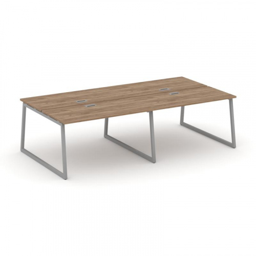 Style Project Рабочая станция 2-х сторон. SN-4T1.DRS-053 Акация Лорка/Металл Антрацит/Заглушка Пласт фото 15