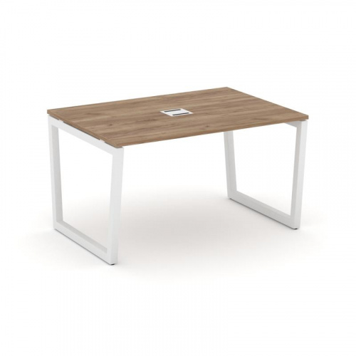 Style Project Стол переговорный SN-5T2.SPRG-004 Акация Лорка/Металл Антрацит/Заглушка Металл Антраци фото 11