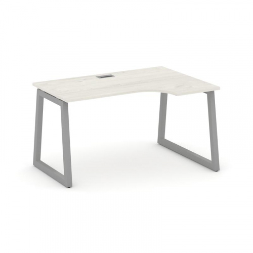 Style Project Стол рабочий эргоном. SN-5T1.SPA-002(R) Акация Лорка/Металл Антрацит/Заглушка Пластик фото 12