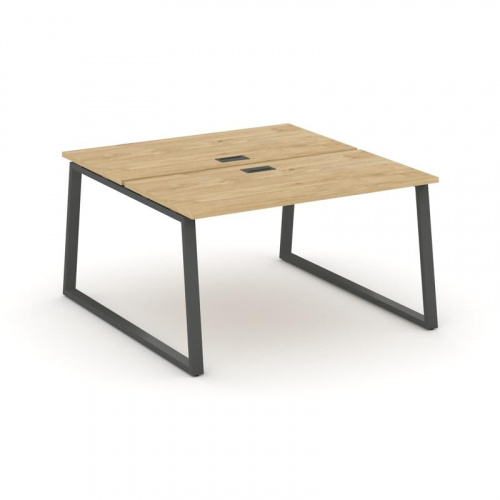 Style Project Рабочая станция 2-х сторон. SN-6T1.DRS-002 Акация Лорка/Металл Антрацит/Заглушка Пласт фото 22