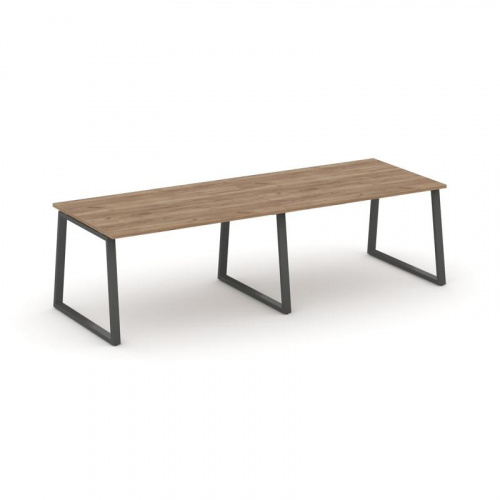 Style Project Стол переговорный SN-6T1.SPRG-013.3 Акация Лорка/Металл Антрацит 2760*980*750 фото 23