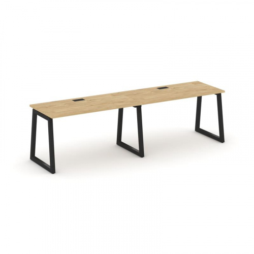 Style Project Рабочая станция 1 сторон. SN-5T1.ORS-004 Акация Лорка/Металл Антрацит/Заглушка Пластик