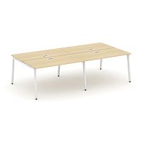 Style Project Рабочая станция 2-х сторон. SN-4A.DRS-034 Акация Лорка/Металл Белый 3160*1232*750