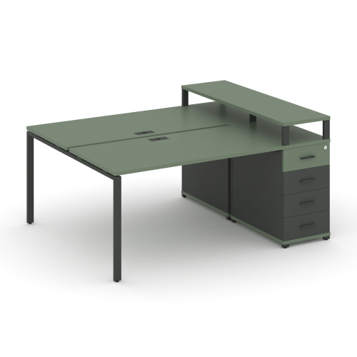 Бенч-система с 1 опорной тумбой Concept CN.DRS-410 фото 2