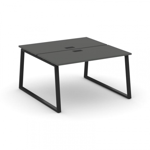 Style Project Рабочая станция 2-х сторон. SN-6T1.DRS-002 Акация Лорка/Металл Антрацит/Заглушка Пласт фото 4