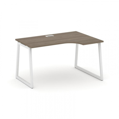 Style Project Стол рабочий эргоном. SN-4T1.SPA-021(R) Акация Лорка/Металл Антрацит/Заглушка Пластик фото 20