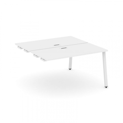 Style Project Стол-приставка к опор. элем. SN-6A.DPRS-003 Дуб Наварра/Металл Белый 1380*1232*750 фото 20