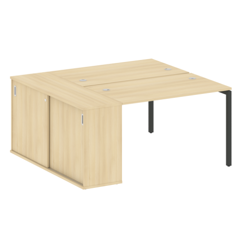 Бенч-система с шкафом-купе на П-обр. м/к Metal System Quattro 40БП.РС-СШК-1.2 фото 15