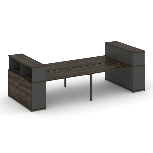 Бенч-система с опорными распашными шкафами Concept CN.DRS-270 фото 3